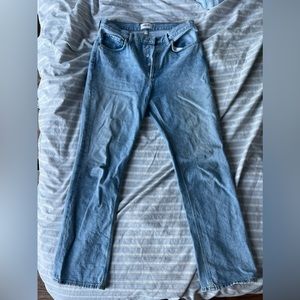 Agolde lightwash denim blue jeans